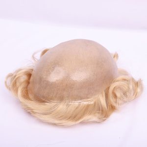 Sft-1993 Shunfa Hair Toupee for Men with Blonde Color 100% Human Hair