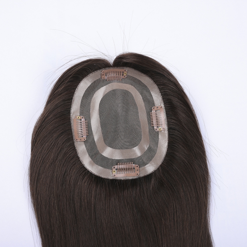 Mono topper for thinner hair women Shunfa Hair Replacement