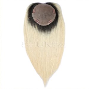 Mono And PU 10x8inch Hair Replacement Hairpiece 100% Human Hair Pieces For Man 16" Long Hair Men's Toupee