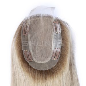 Qingdao Factory Lace Toppers Virgin Human Hair