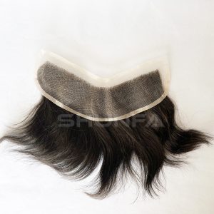 lace material hair frontal for men