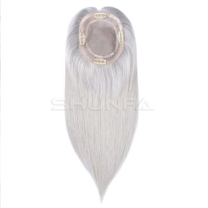 monofilament topper suitable for women who have thinning hair